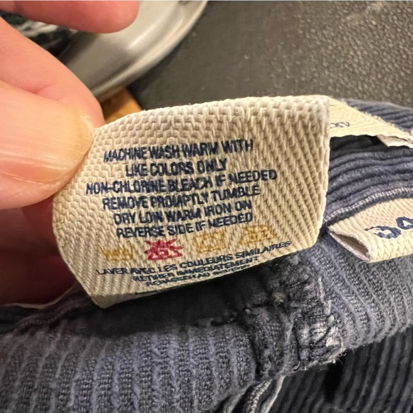 Tommy Hilfiger Vintage Y2K Dark Blue Corduroy Carpenter Pants size 34 X 30 - Picture 12 of 16